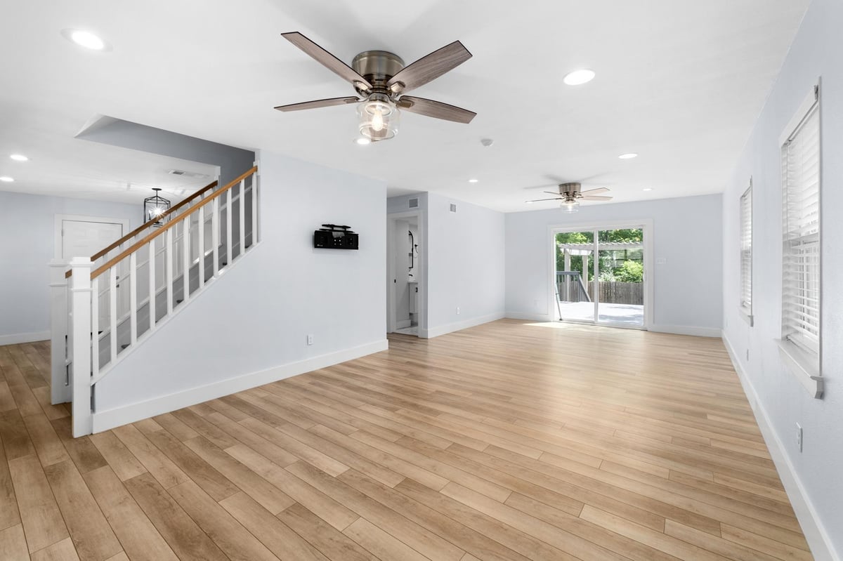 Primary bedroom at 3803 Wilson St - 3 bed 3 bath home