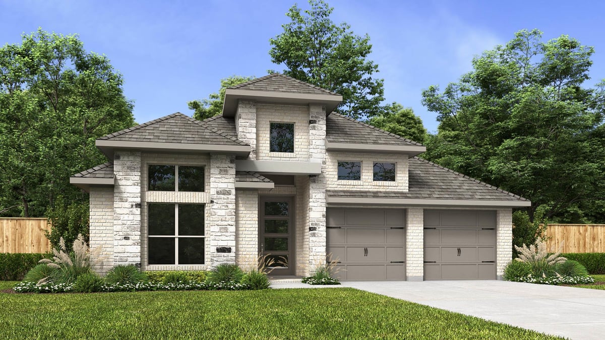 View 3804 Sonesta St in Juniper Springs 3804 Sonesta St - front exterior - Luxury home in Juniper Springs, Lockhart, TX