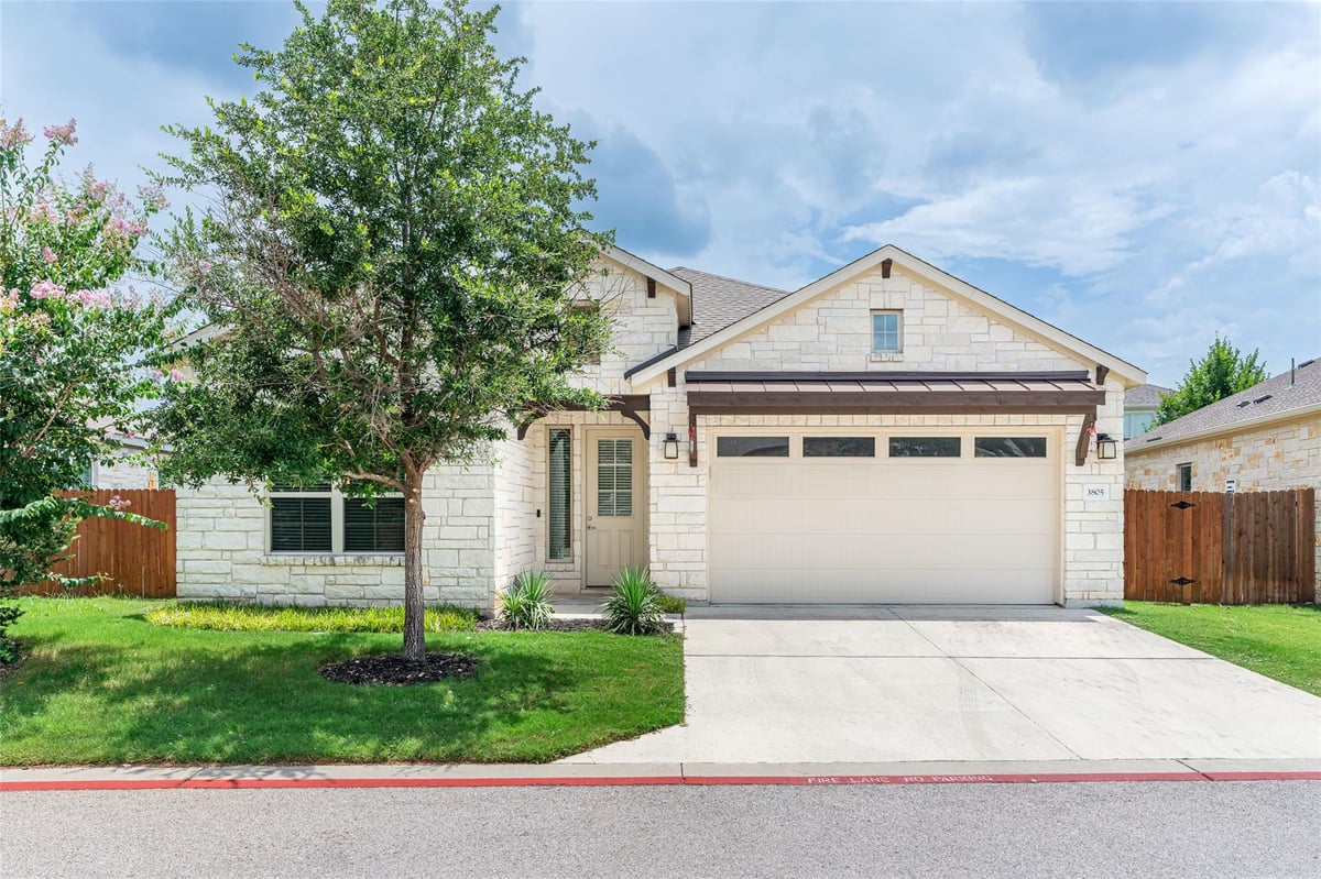 View 3805 Wales CT in Gardens/Mayfield Condos 3805 Wales CT - front exterior - Luxury home in Gardens/Mayfield Condos, Round Rock, TX