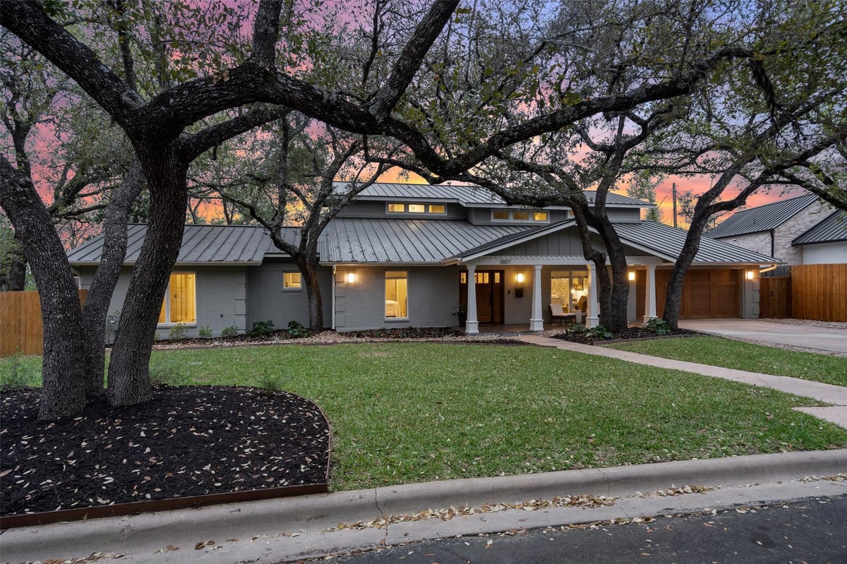 View 3807 Rockledge DR in Northwest Hills Sec 08 3807 Rockledge DR - front exterior - Luxury home in Northwest Hills Sec 08, Austin, TX