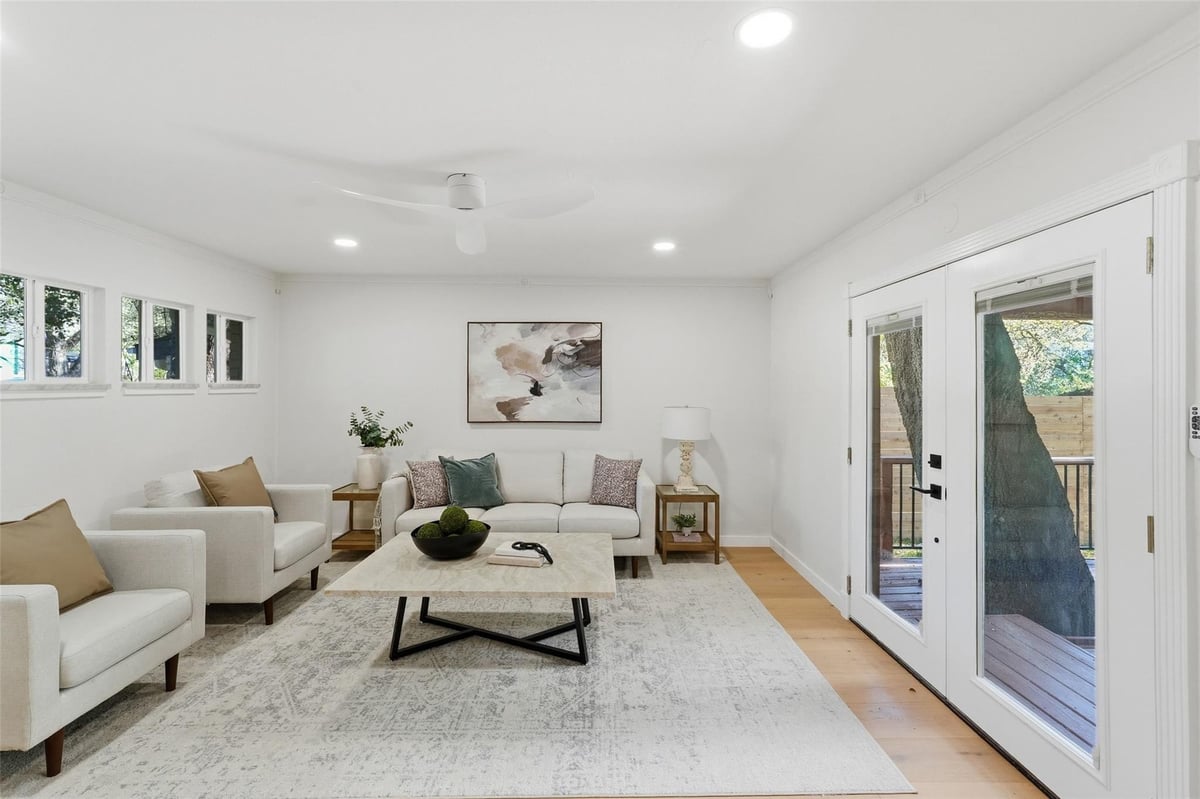 Primary bedroom at 3807 Wilson St - 3 bed 3 bath home