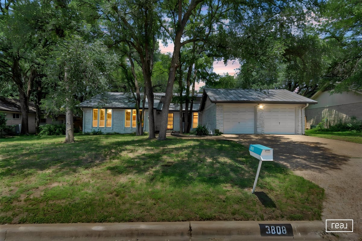 View 3808 Oak Creek DR in Northwood 3808 Oak Creek DR - front exterior - Luxury home in Northwood, Austin, TX
