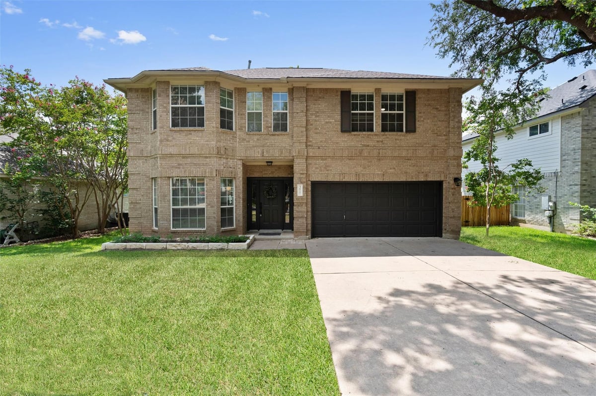 View 3817 Newland DR in Vista Oaks Rev 1A 3817 Newland DR - front exterior - Luxury home in Vista Oaks Rev 1A, Round Rock, TX
