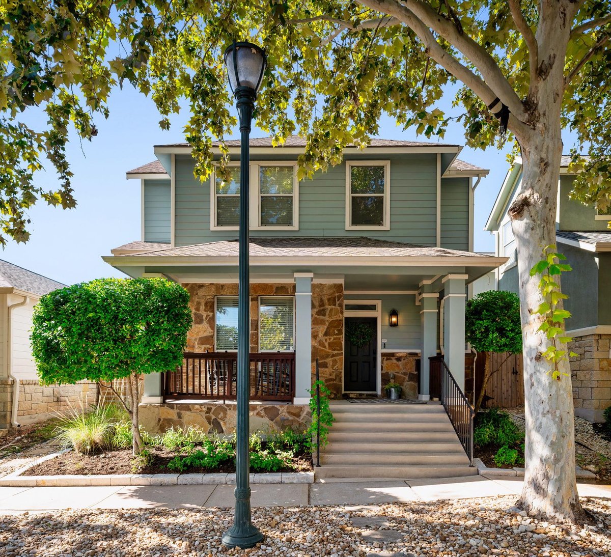 View 3824 Hermalinda ST in Mueller Sec 05 3824 Hermalinda ST - front exterior - Luxury home in Mueller Sec 05, Austin, TX