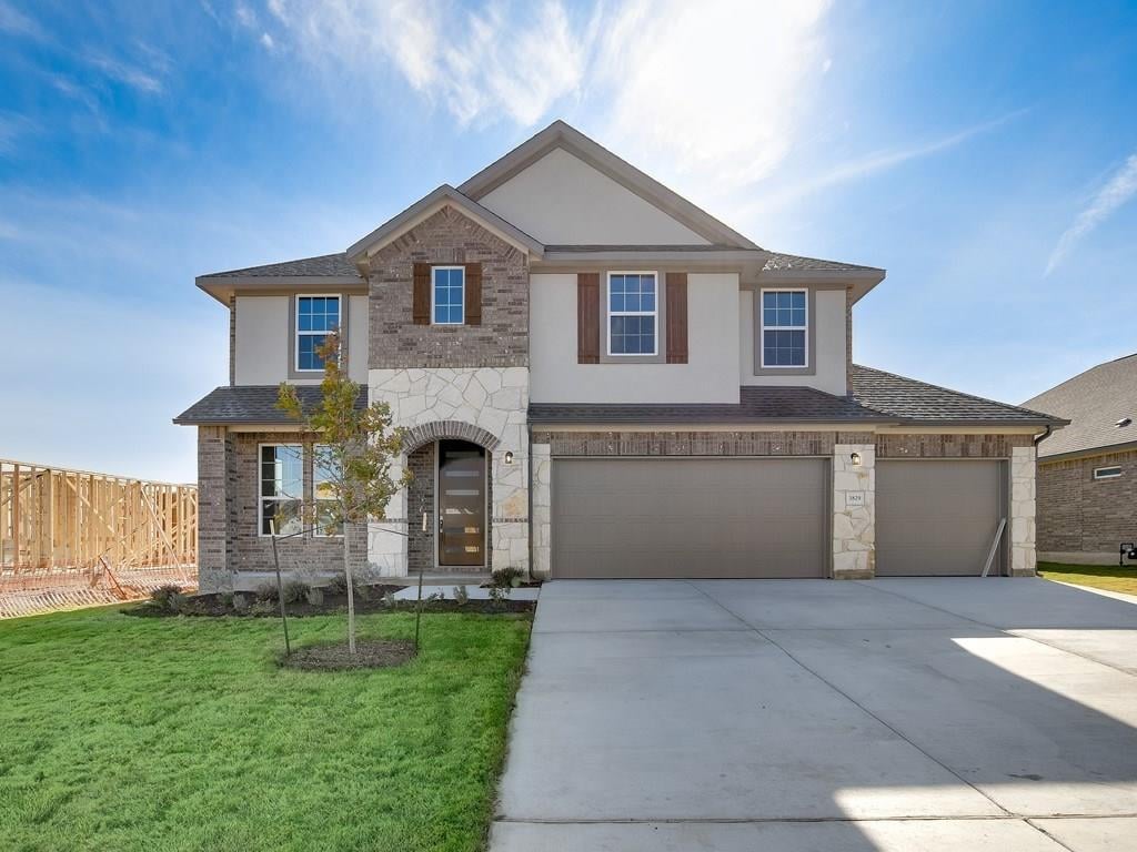 View 3829 Raven Caw Pass 3829 Raven Caw Pass - front exterior - Luxury home in Pflugerville, TX