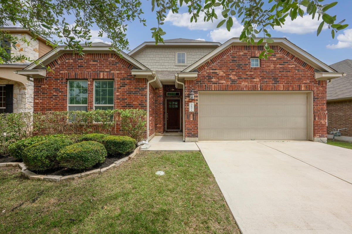 View 389 Still Hollow CRK in Whispering Hollow Ph 1 Sec 7B 389 Still Hollow CRK - front exterior - Luxury home in Whispering Hollow Ph 1 Sec 7B, Buda, TX