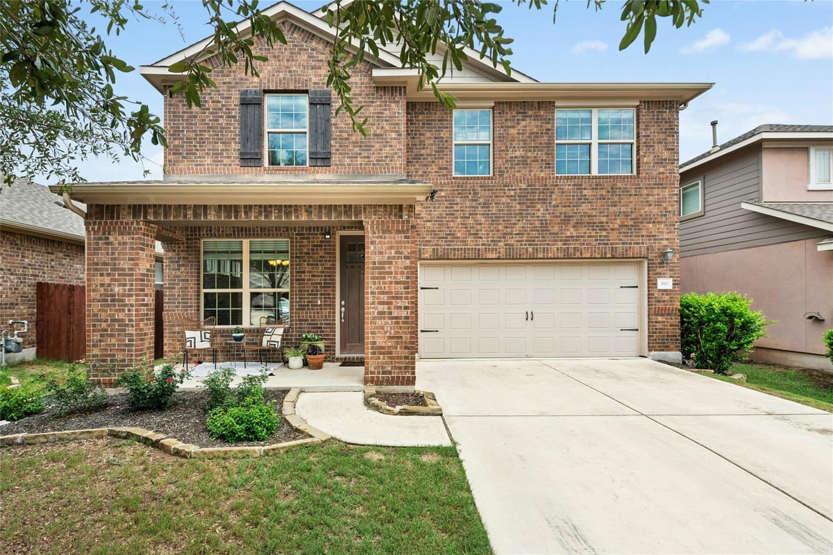 View 390 Fletcher Bnd in Garlic Creek West PH III, SEC 5C 390 Fletcher Bnd - front exterior - Luxury home in Garlic Creek West PH III, SEC 5C, Buda, TX