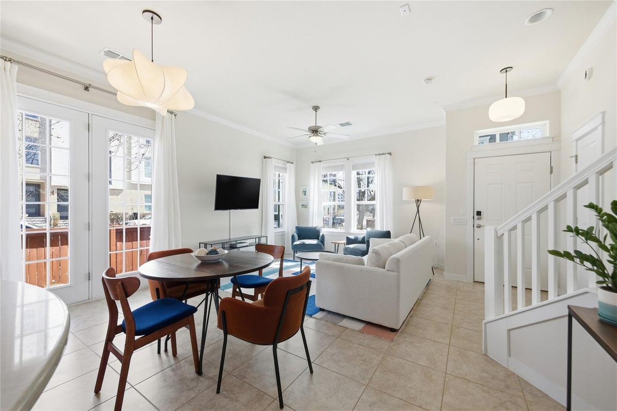 Primary bedroom at 3900 Threadgill St Unit #2 - 3 bed 2 bath home