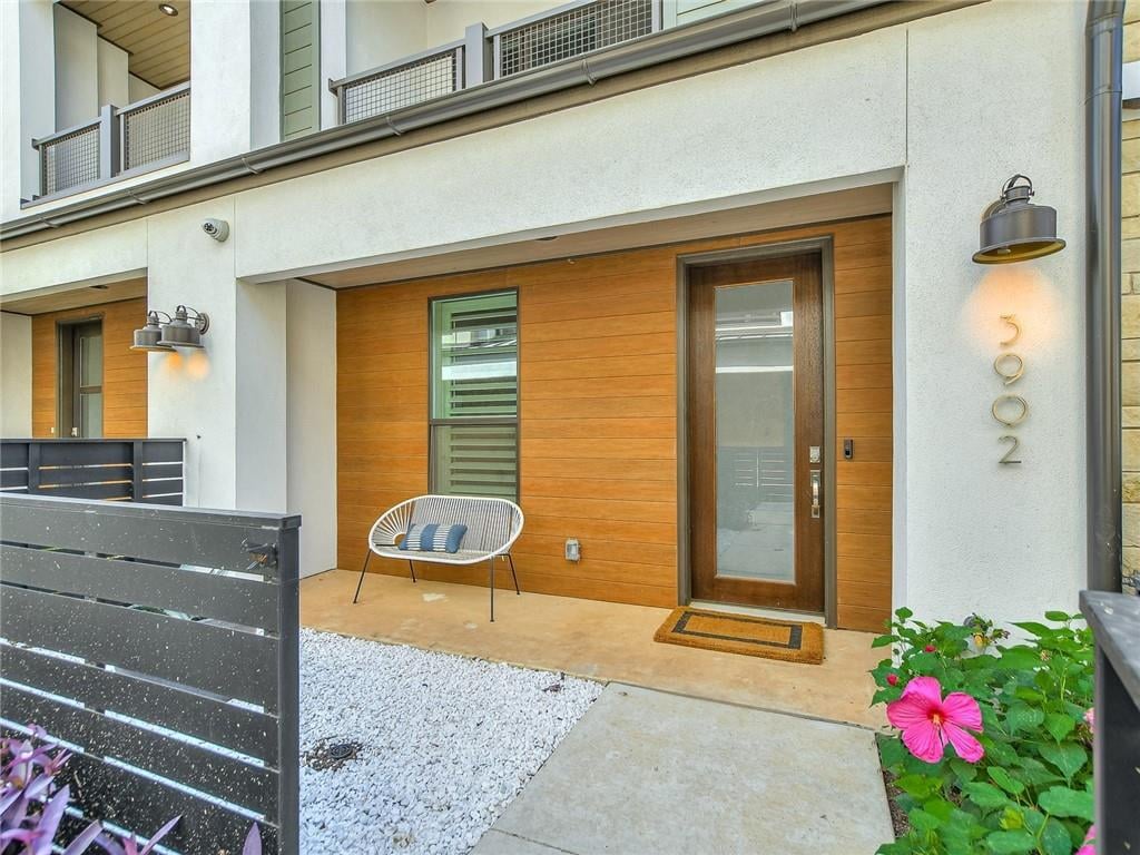 3902 Vantage Dr Unit #134 - front exterior - Luxury home in Grove Master Condos, Austin, TX
