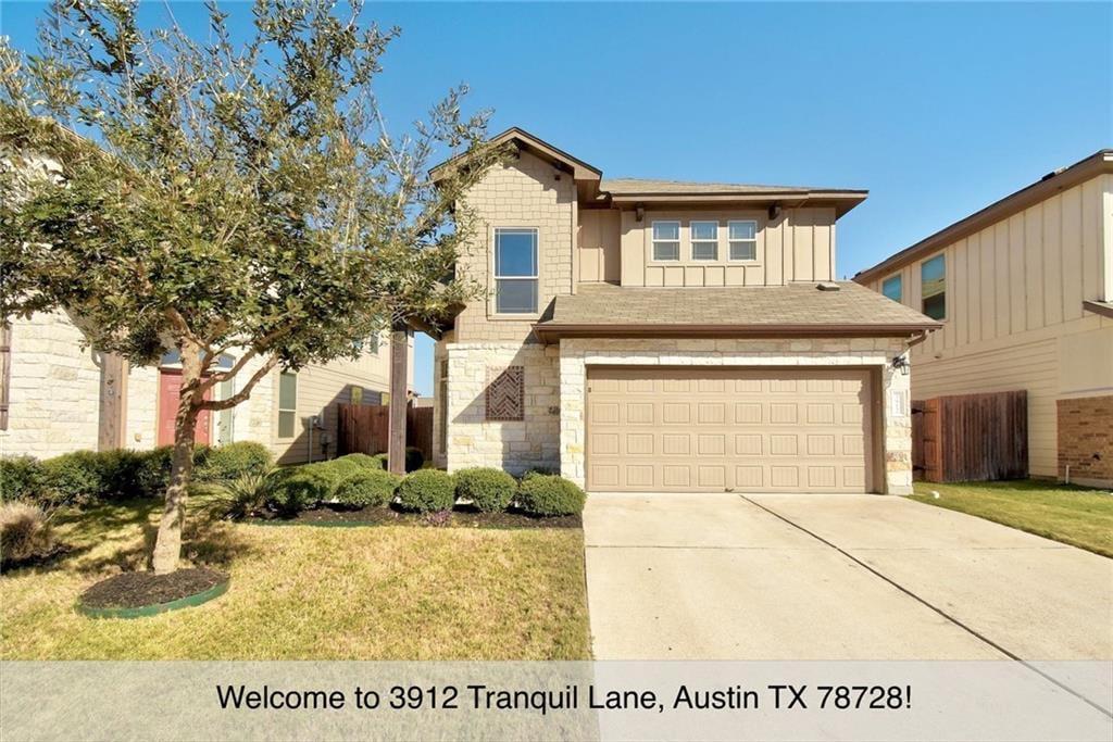 View 3912 Tranquil Ln in Raceway Single Family Sub Sec 3912 Tranquil Ln - front exterior - Luxury home in Raceway Single Family Sub Sec, Austin, TX