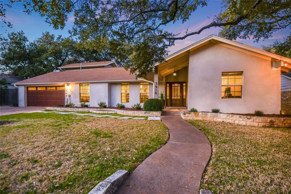 View 3916 Greystone DR in Northwest Hills Mesa Oaks Ph 3916 Greystone DR - front exterior - Luxury home in Northwest Hills Mesa Oaks Ph, Austin, TX