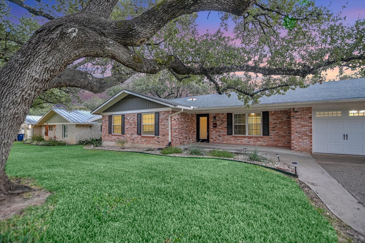 View 3921 Greystone DR in Northwest Hills Mesa Oaks Ph 3921 Greystone DR - front exterior - Luxury home in Northwest Hills Mesa Oaks Ph, Austin, TX