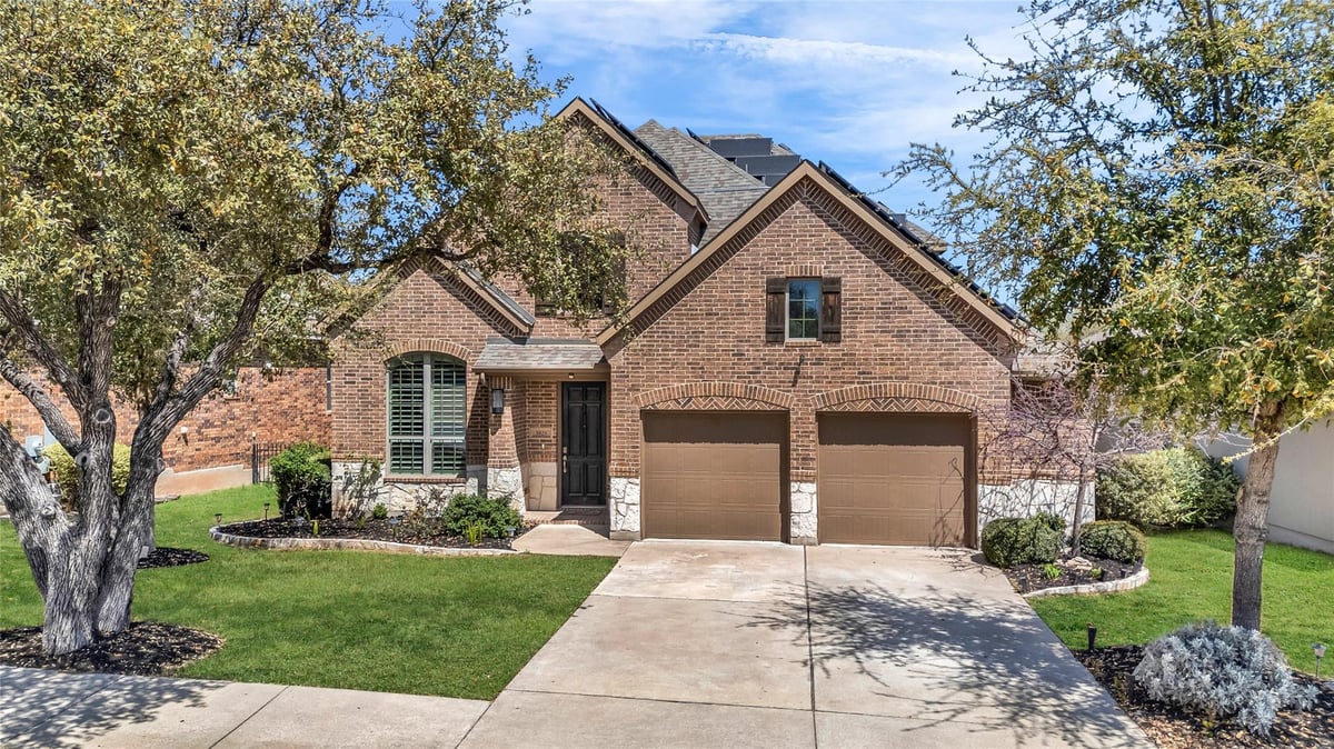View 3925 Good Night Trl in Travisso 3925 Good Night Trl - front exterior - Luxury home in Travisso, Leander, TX