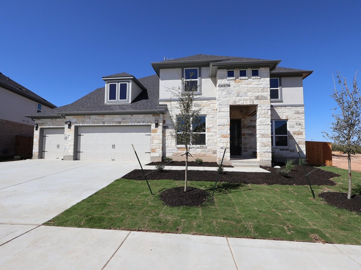 View 3977 Waco Way in Edgewood 3977 Waco Way - front exterior - Luxury home in Edgewood, Leander, TX