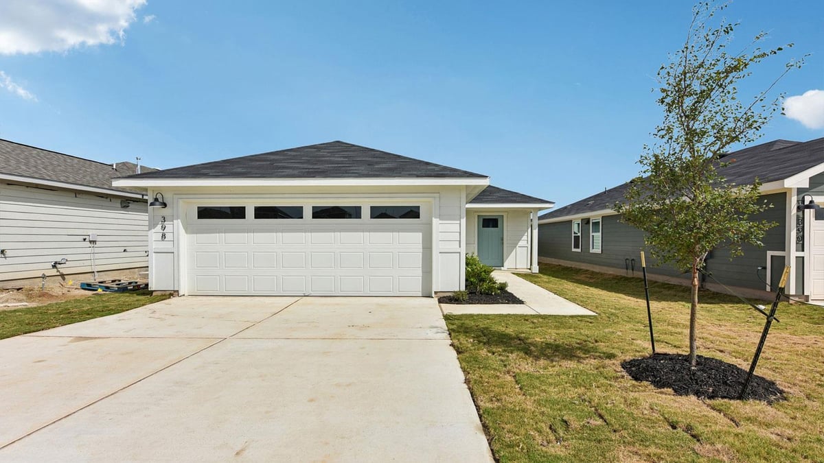 View 398 Ebbsfleet DR in WATERMILL 398 Ebbsfleet DR - front exterior - Luxury home in WATERMILL, Uhland, TX