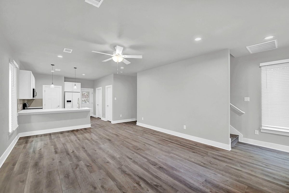Living area at 400 Shady Bluff Dr - 3 bed 2 bath home
