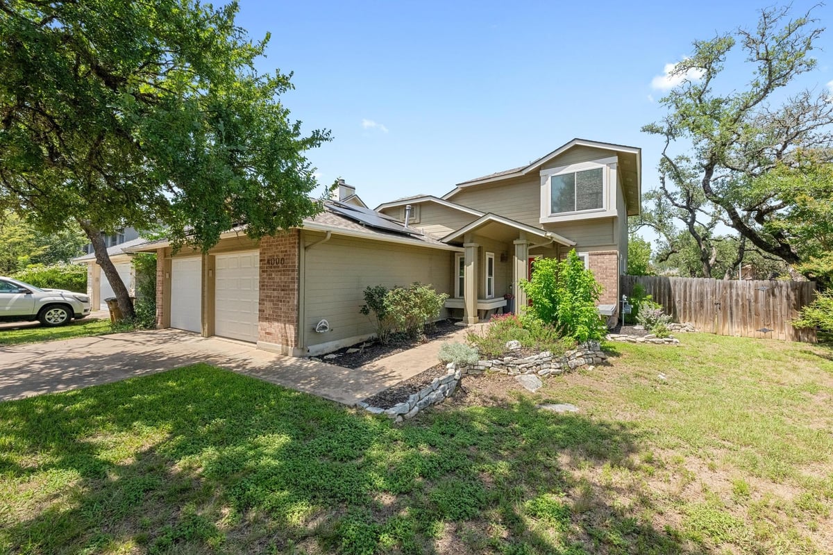 4000 Cortina Dr - front exterior - Luxury home in Maple Run Sec 08, Austin, TX