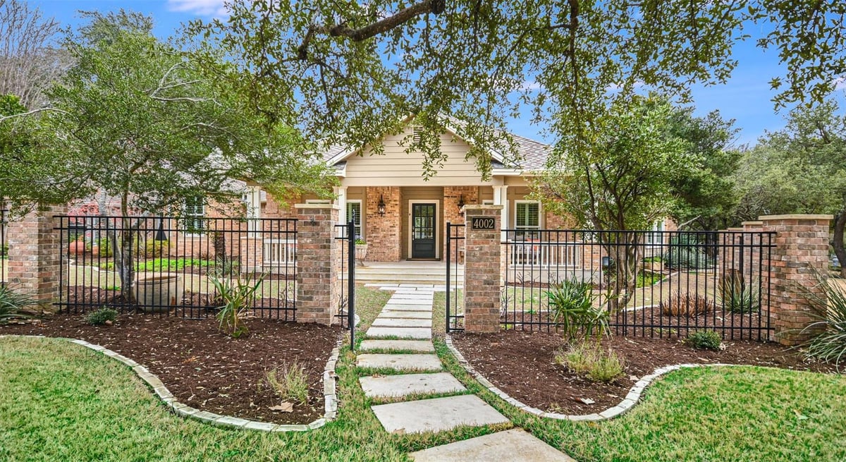 View 4002 Bennedict LN in West Rim 4002 Bennedict LN - front exterior - Luxury home in West Rim, Austin, TX