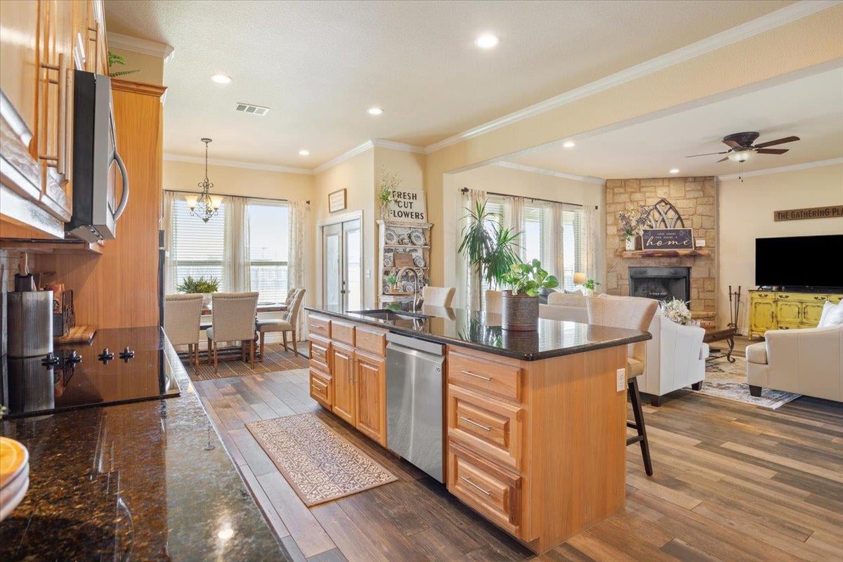 Kitchen at 4002 Big Brooke Dr - 4 bed 2 bath home