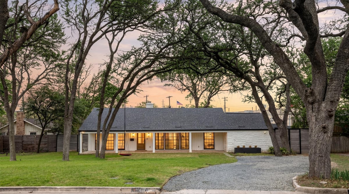 View 4002 Bradwood Rd in Wilshire Wood Sec 02 4002 Bradwood Rd - front exterior - Luxury home in Wilshire Wood Sec 02, Austin, TX