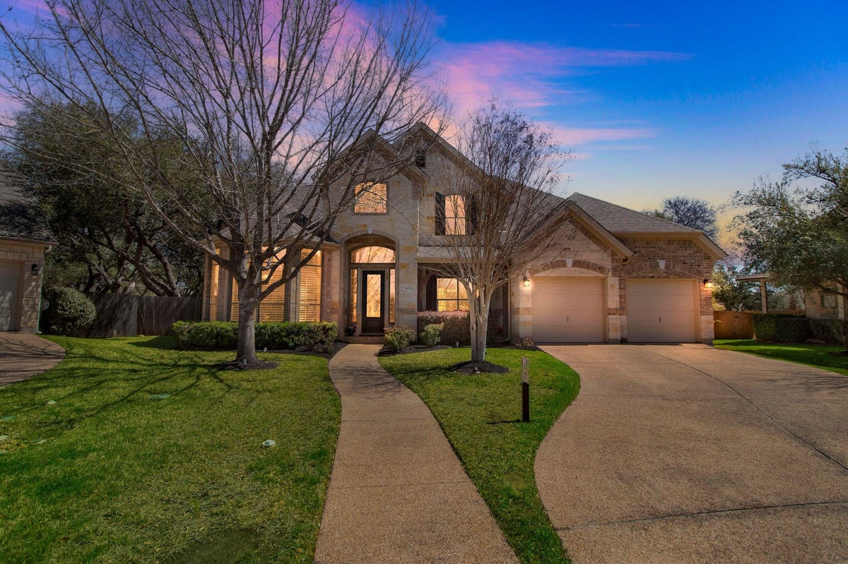 View 4004 Buckhaven Cv in Ranch At Brushy Creek Sec 2B Amd 4004 Buckhaven Cv - front exterior - Luxury home in Ranch At Brushy Creek Sec 2B Amd, Cedar Park, TX