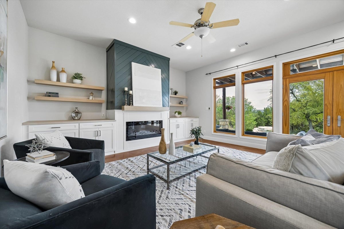 Living area at 4004 Cloudy Ridge Rd - 4 bed 3 bath home