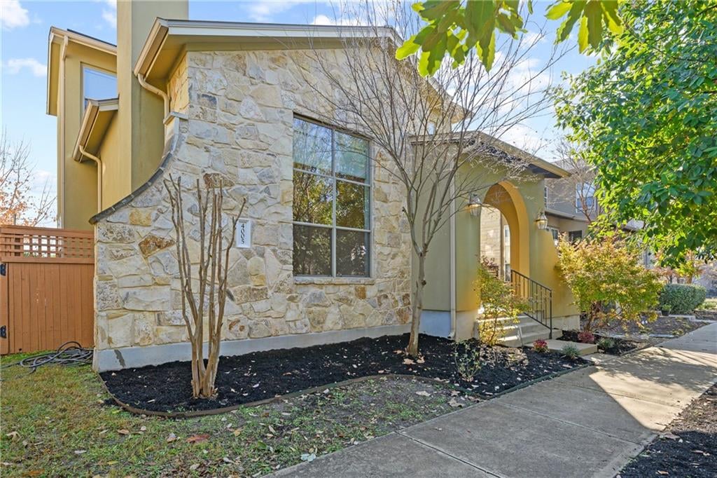 View 4005 Camacho St in Mueller Sec 04 Amd 4005 Camacho St - front exterior - Luxury home in Mueller Sec 04 Amd, Austin, TX