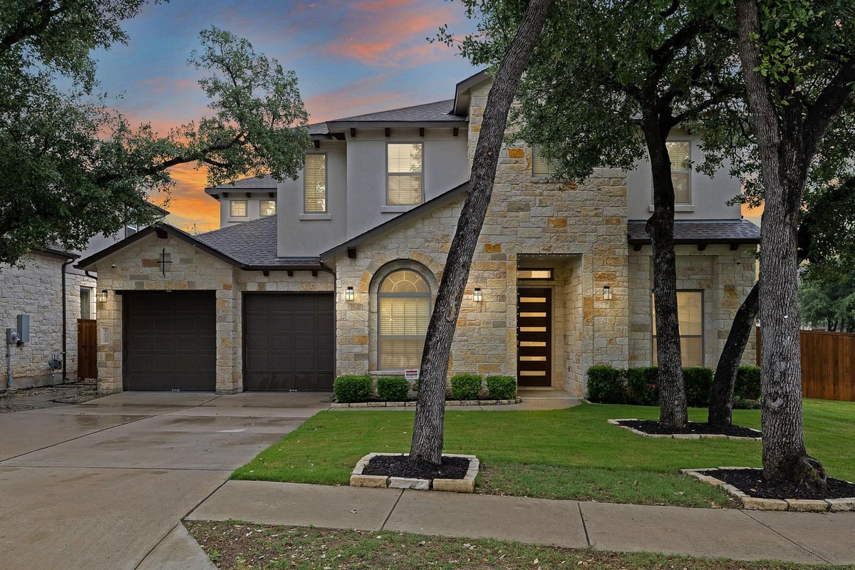 View 4008 Bison Bnd in Ranch/Brushy Crk Sec 11A & 11B 4008 Bison Bnd - front exterior - Luxury home in Ranch/Brushy Crk Sec 11A & 11B, Cedar Park, TX