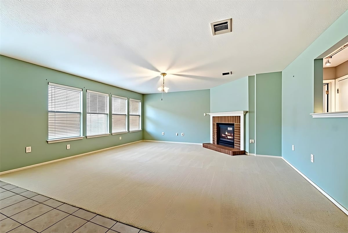 Living area at 4008 Springwillow Ln - 4 bed 2 bath home