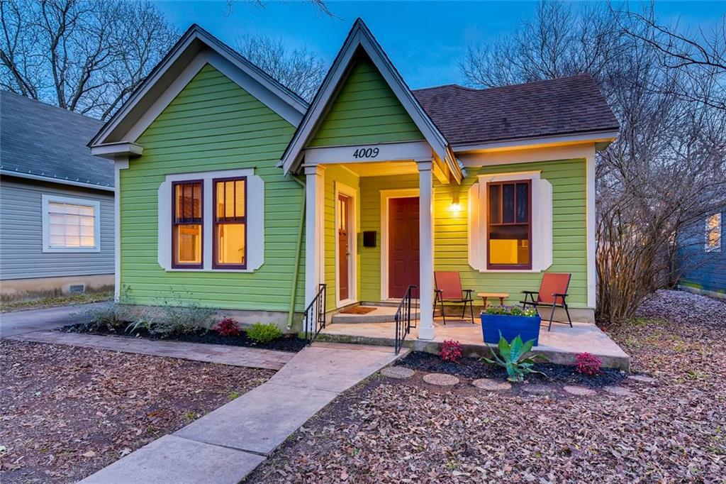 View 4009 Avenue F in Hyde Park Add 01 4009 Avenue F - front exterior - Luxury home in Hyde Park Add 01, Austin, TX