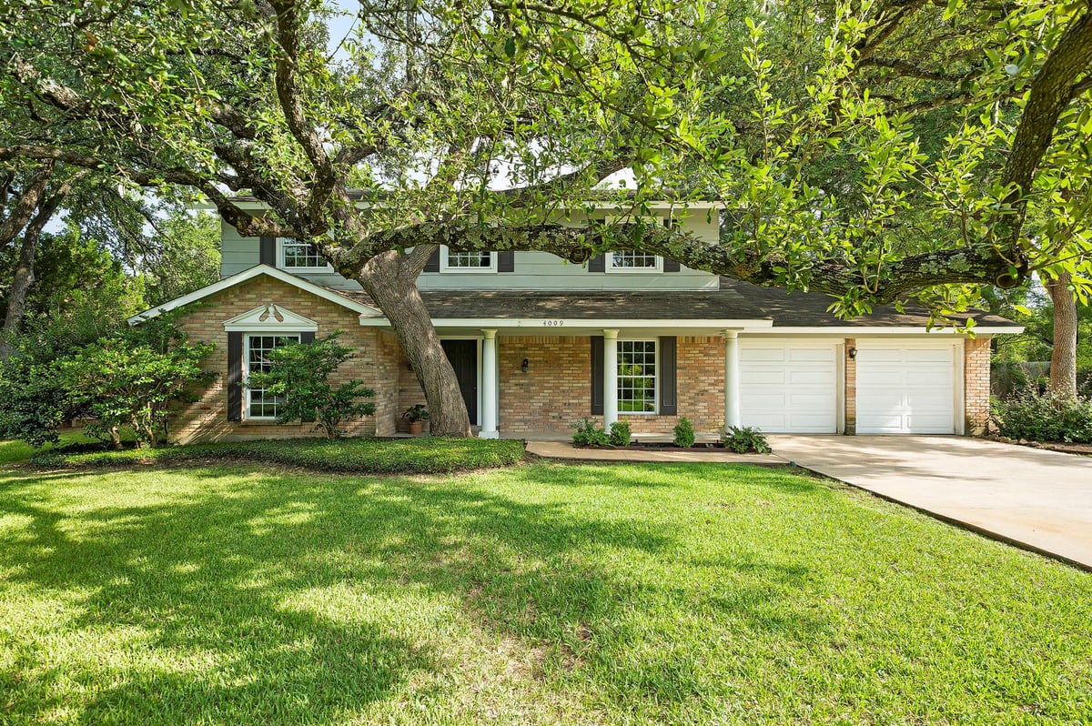 View 4009 Cordova Dr in Balcones Woods Sec 02 4009 Cordova Dr - front exterior - Luxury home in Balcones Woods Sec 02, Austin, TX