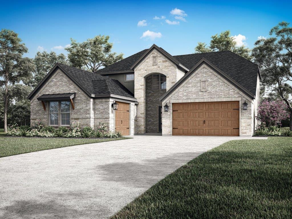 View 401 E Luna Blue LN in Colson Ranch 401 E Luna Blue LN - front exterior - Luxury home in Colson Ranch, Jarrell, TX