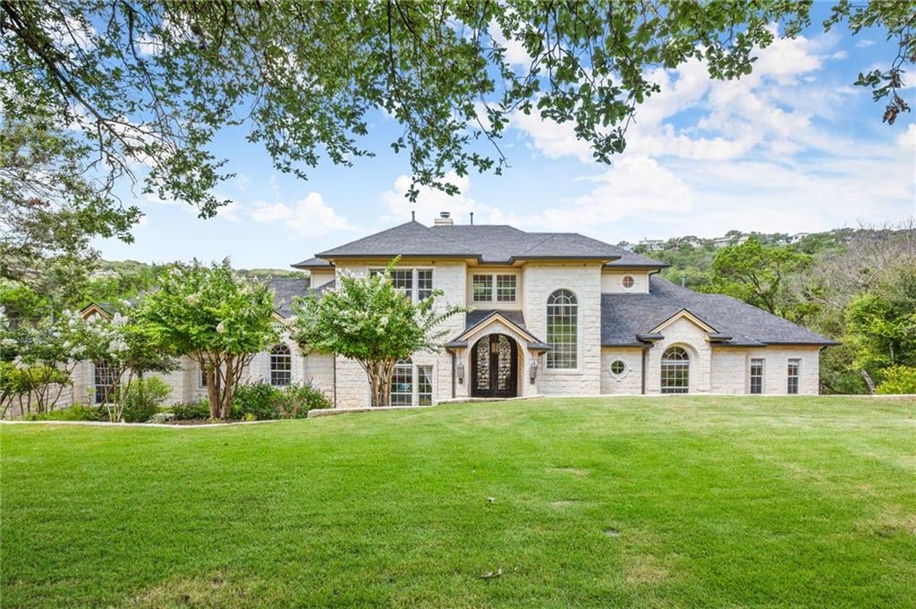 View 401 Redbud TRL in Red Bud Hills 401 Redbud TRL - front exterior - Luxury home in Red Bud Hills, West Lake Hills, TX