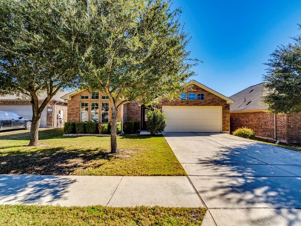 View 401 Strawberry Blonde Dr in Sunfield Ph One Sec Two 401 Strawberry Blonde Dr - front exterior - Luxury home in Sunfield Ph One Sec Two, Buda, TX