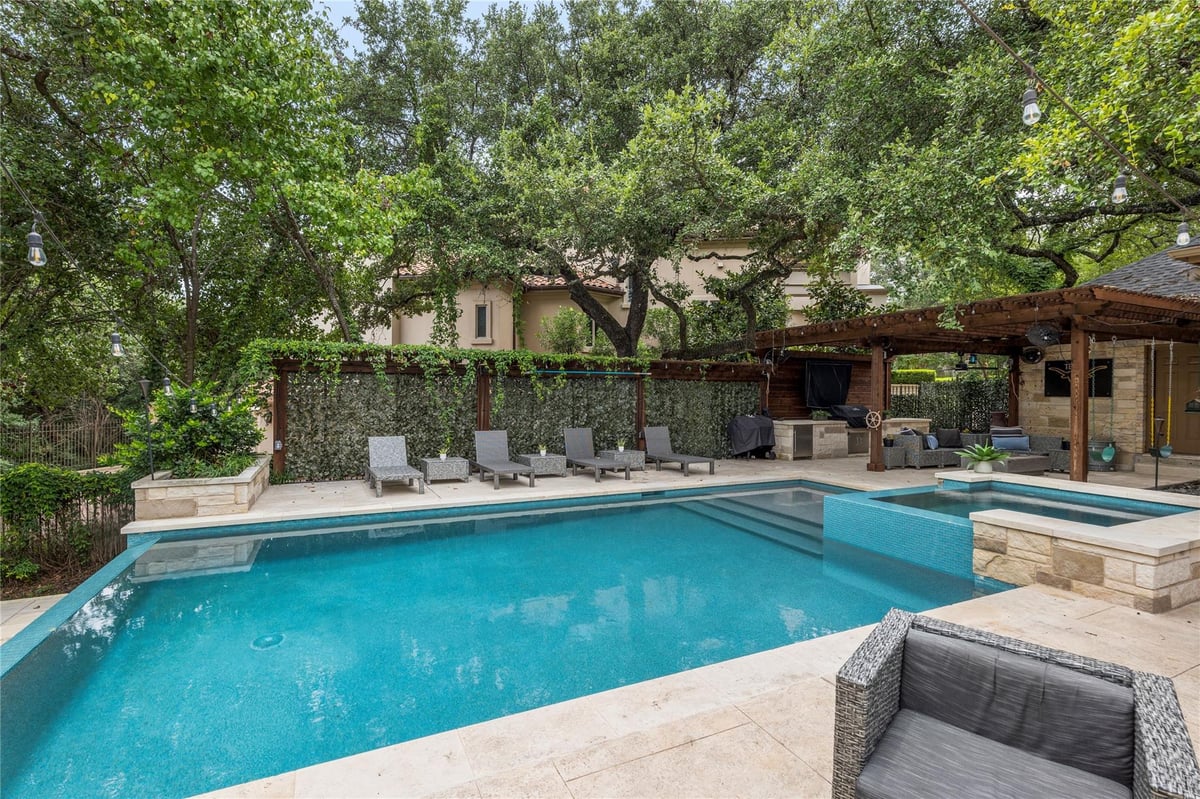 View 4017 Trailview Mesa DR in Westview On Lake Austin 4017 Trailview Mesa DR - front exterior - Luxury home in Westview On Lake Austin, Austin, TX