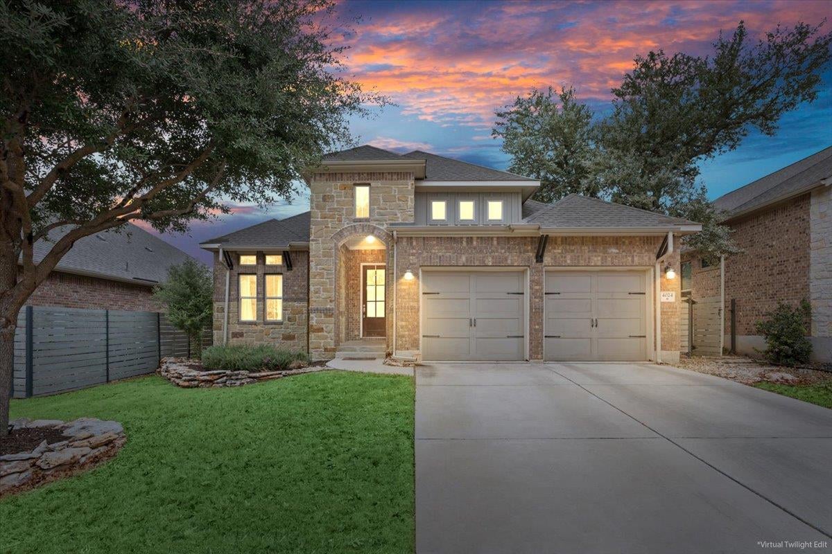 View 4024 Mercer Rd in Wolf Ranch West Ph 2 Sec 1A 4024 Mercer Rd - front exterior - Luxury home in Wolf Ranch West Ph 2 Sec 1A, Georgetown, TX