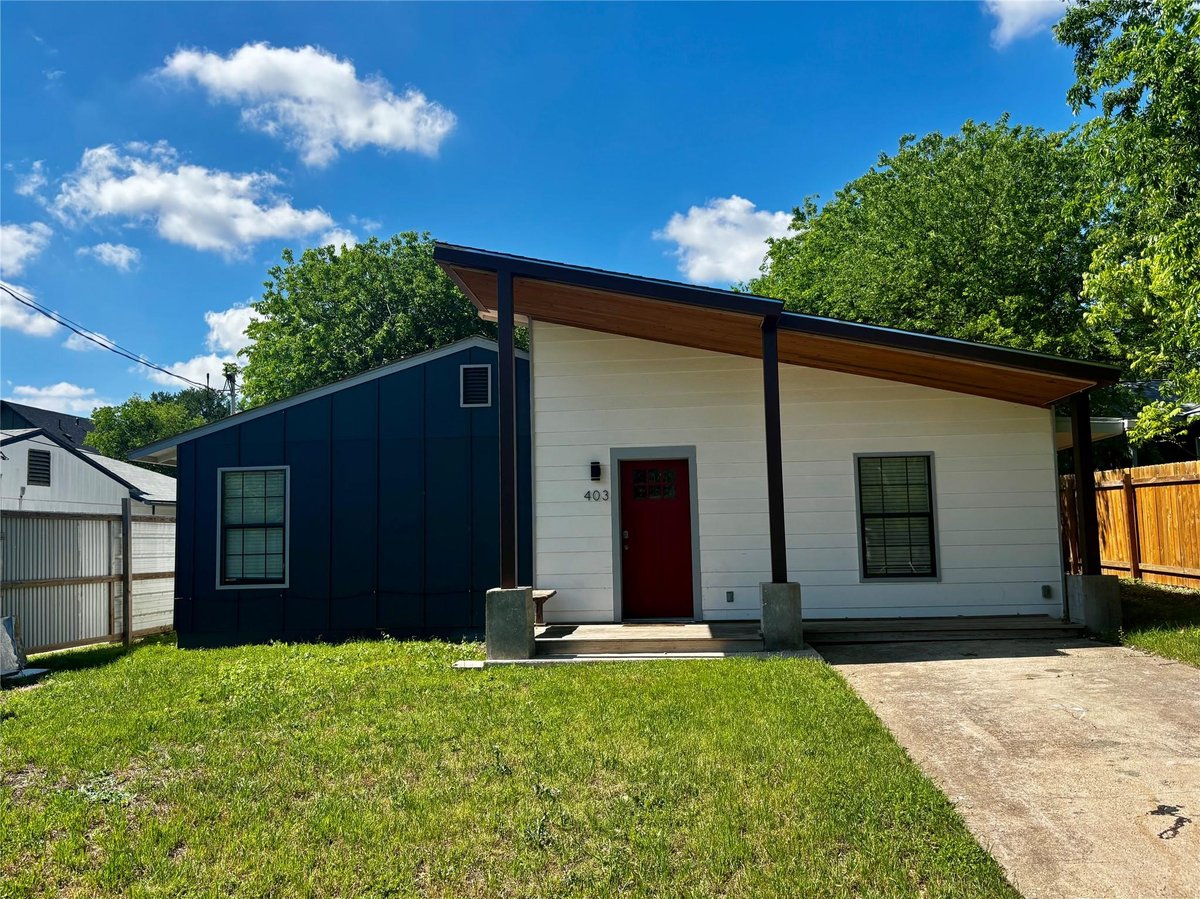 View 403 Delmar Ave in St Johns Home Add 403 Delmar Ave - front exterior - Luxury home in St Johns Home Add, Austin, TX