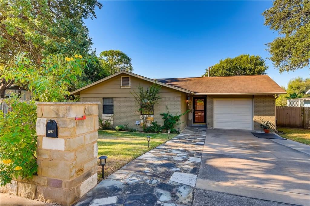 View 403 Meadow Lea Dr in Meadow Creek Sec 01 403 Meadow Lea Dr - front exterior - Luxury home in Meadow Creek Sec 01, Austin, TX