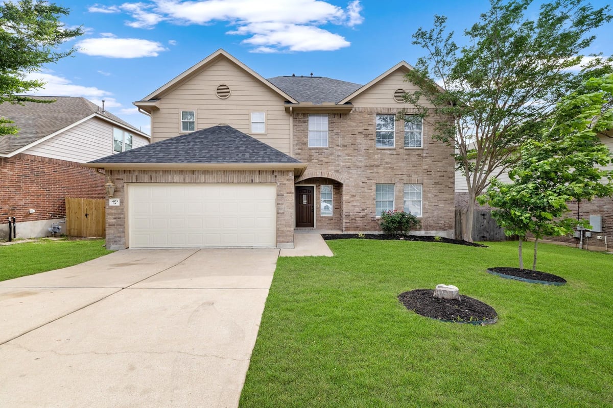 View 403 Red Hawk DR in Vista Rdg Ph 03 403 Red Hawk DR - front exterior - Luxury home in Vista Rdg Ph 03, Leander, TX