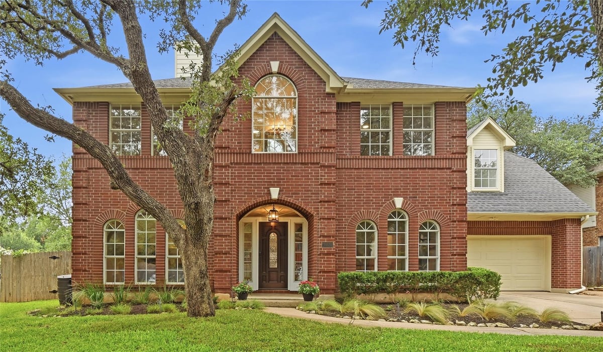 View 4030 Shavano DR in Oak Creek Parke Sec 04 4030 Shavano DR - front exterior - Luxury home in Oak Creek Parke Sec 04, Austin, TX