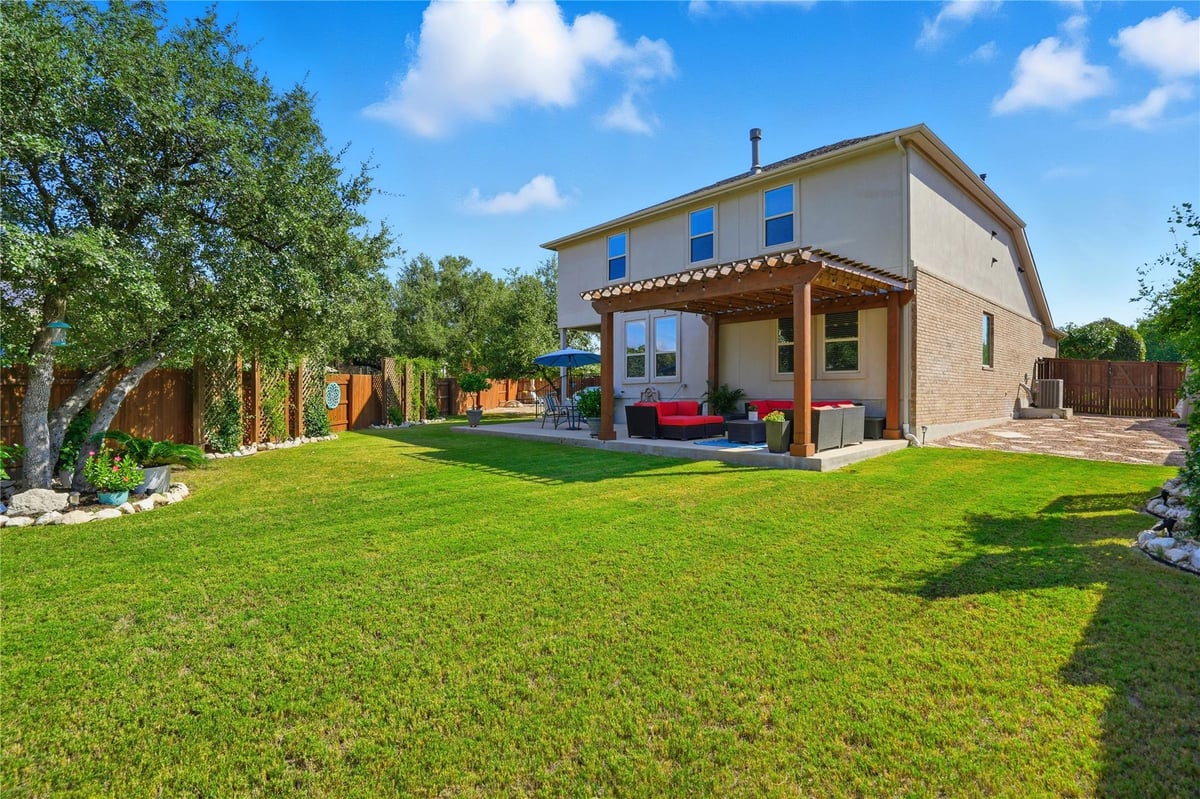 View 4034 Geary ST in Highlands at Mayfield Ranch 4034 Geary ST - front exterior - Luxury home in Highlands at Mayfield Ranch, Round Rock, TX