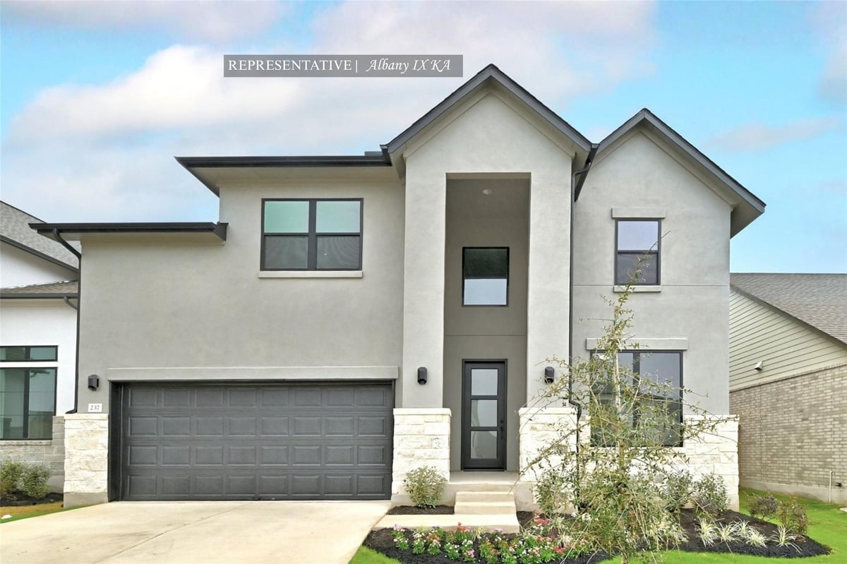 404 Snakeroot TRL - front exterior - Luxury home in Nolina, Georgetown, TX
