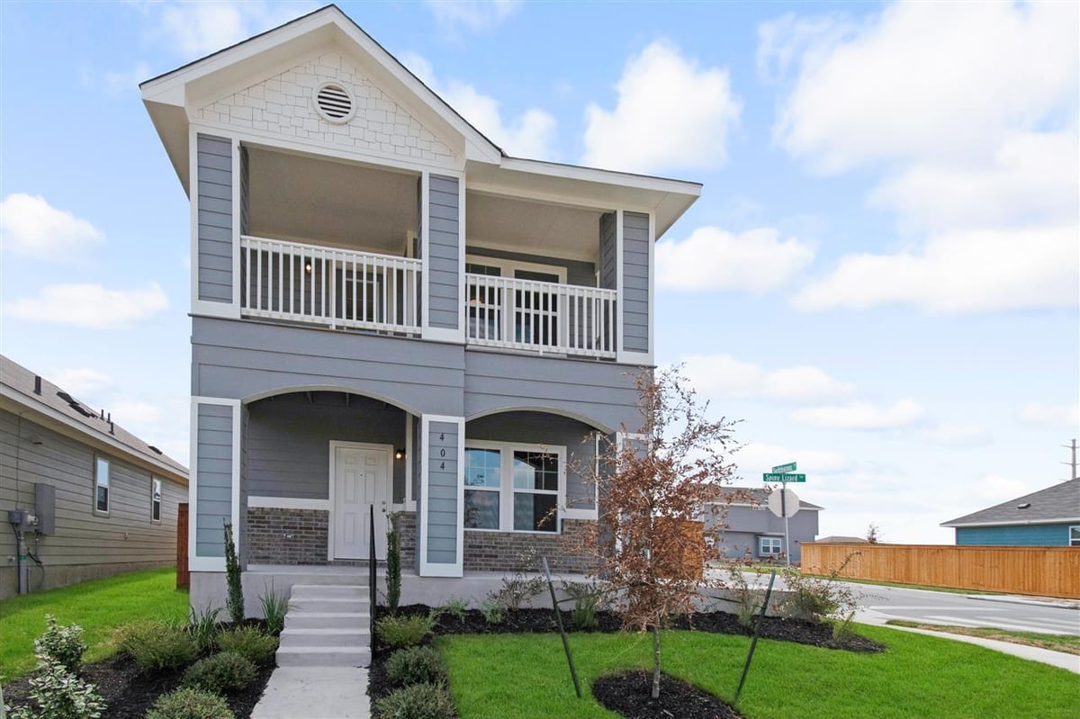 View 404 Spiny Lizard Ln in Trace Sub Sec A Pa 1A Ph A-2 404 Spiny Lizard Ln - front exterior - Luxury home in Trace Sub Sec A Pa 1A Ph A-2, San Marcos, TX