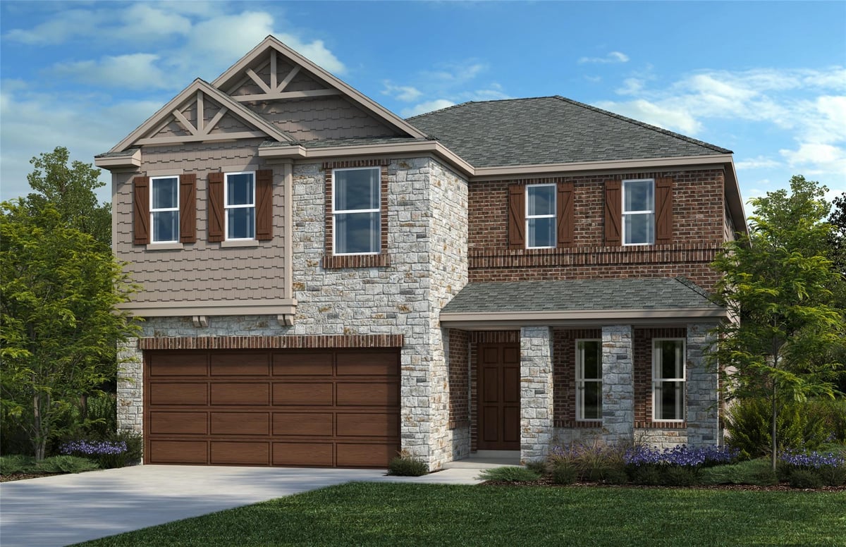 View 4044 Nusco Way in Salerno 4044 Nusco Way - front exterior - Luxury home in Salerno, Round Rock, TX