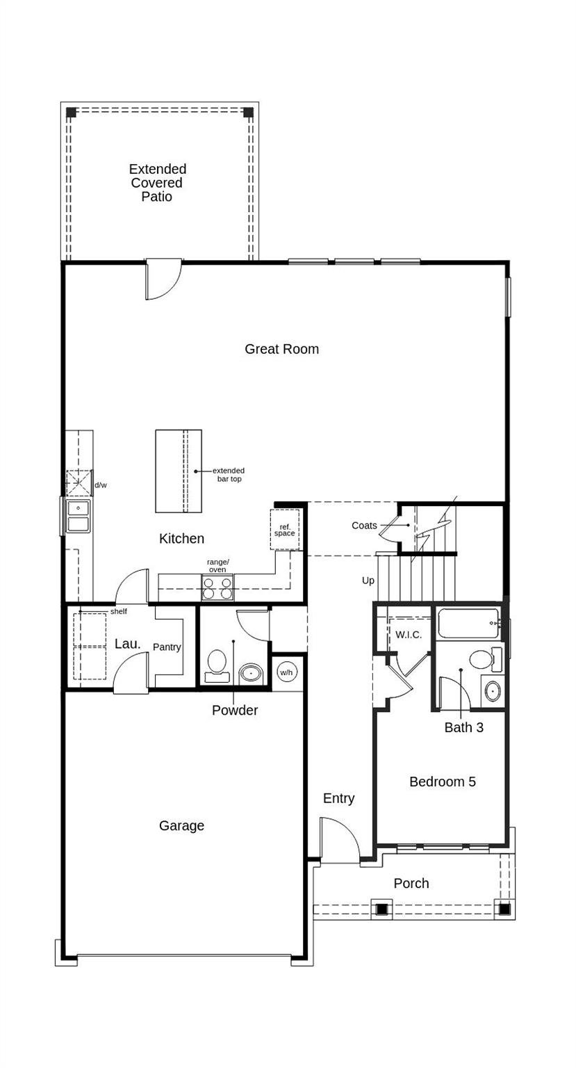 Living area at 4044 Nusco Way - 5 bed 3 bath home