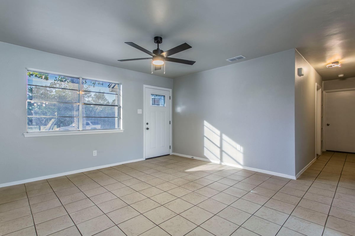 Living area at 4049 Morgans Point Rd - 3 bed 1 bath home