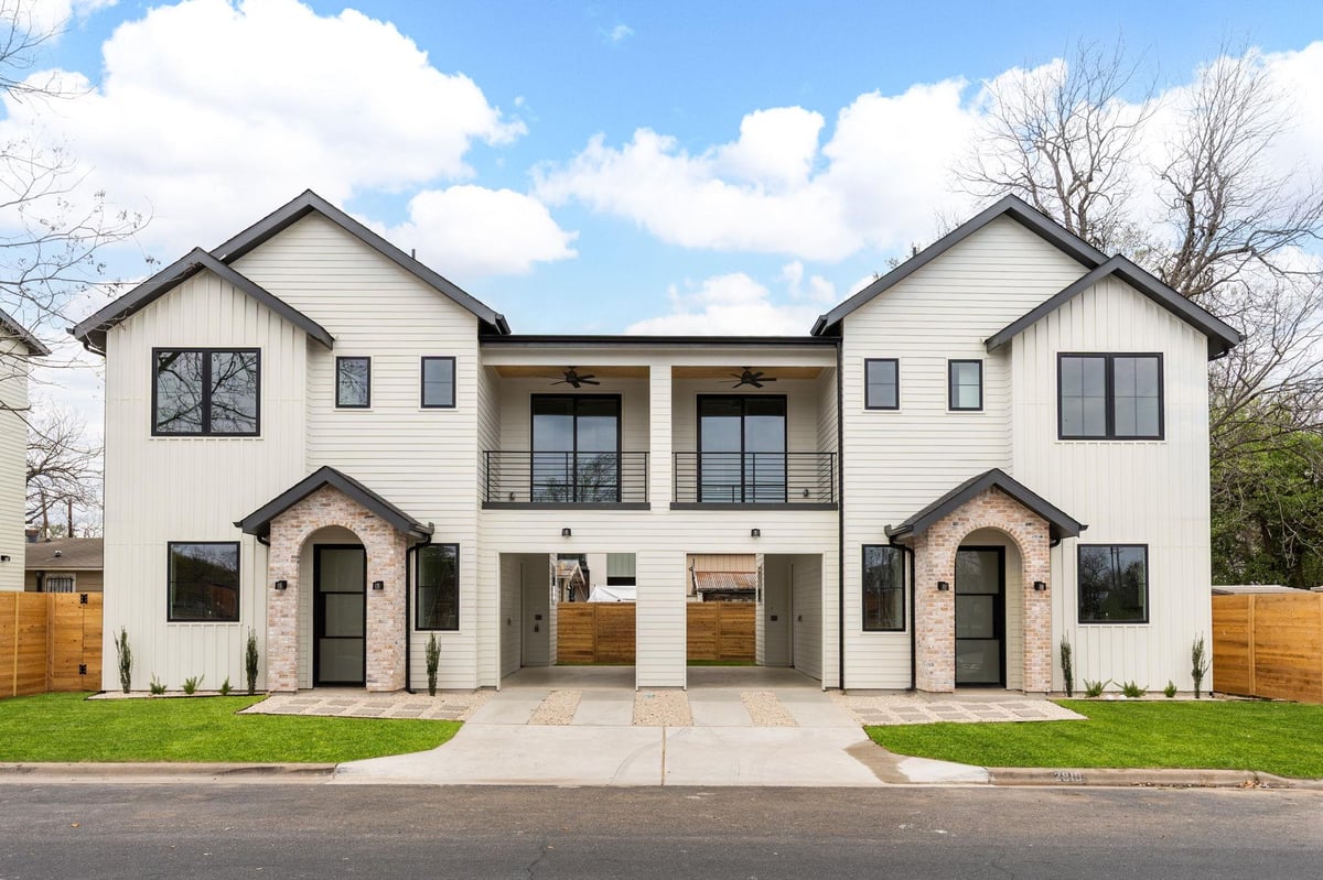 View 408 Linden Unit #B in Hartwell Add 408 Linden Unit #B - front exterior - Luxury home in Hartwell Add, Austin, TX