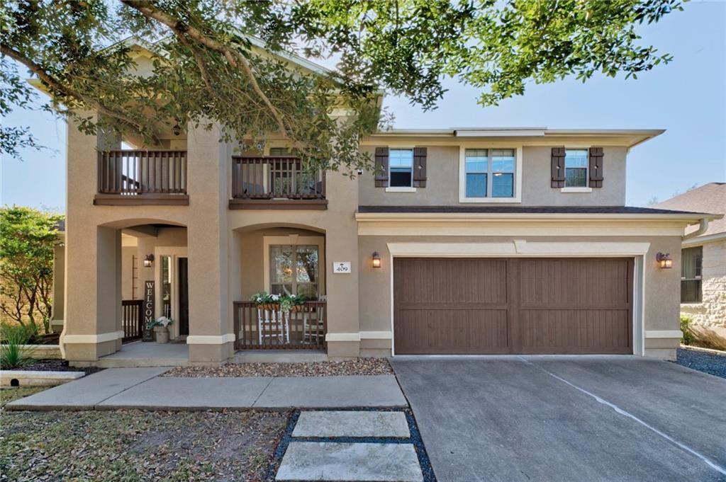 View 409 Angel Oak St in Oak At Twin Creeks Sec 02 The 409 Angel Oak St - front exterior - Luxury home in Oak At Twin Creeks Sec 02 The, Austin, TX