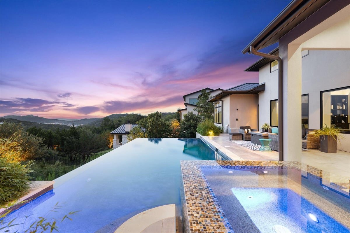 View 409 Bowcross Pt in Serene Hills Ph 3Wa & Rep 409 Bowcross Pt - front exterior - Luxury home in Serene Hills Ph 3Wa & Rep, Austin, TX