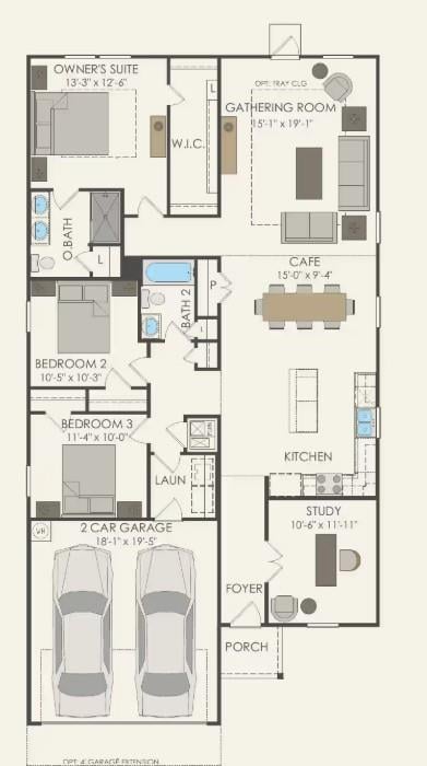 Living area at 409 Mildred Pr - 3 bed 2 bath home